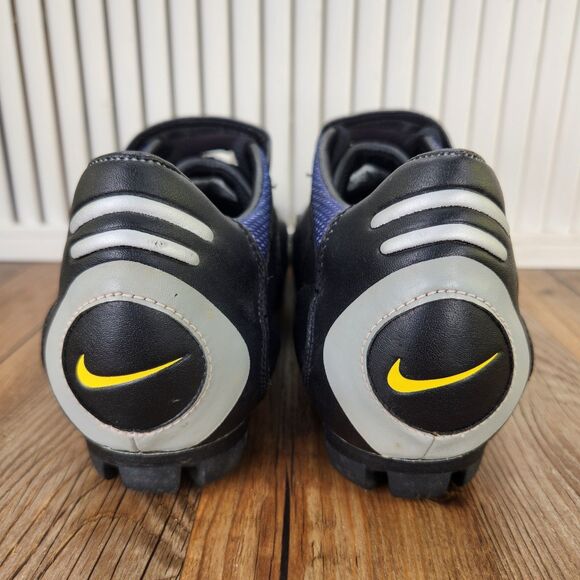 VTG Nike Cycling Shoes Mens Sz 12 Black Blue Gray Mountain Biking Gravel Outdoor main image 6